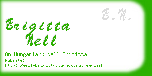 brigitta nell business card